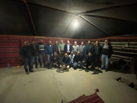 وفد الموحدة يزور قرى النقب المعترف بها حديثا